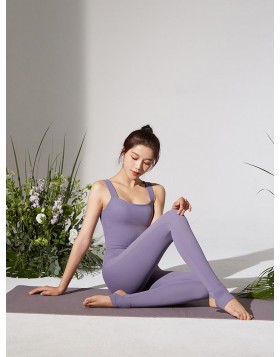 High-Waist Nude Stirrup Legging