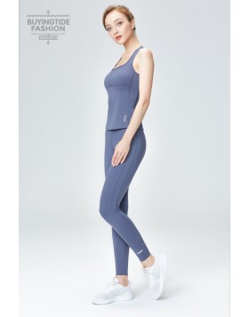Tank Tops Coat Blue B046