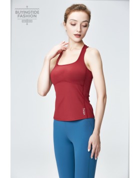 TANK TOPS COAT Red B046