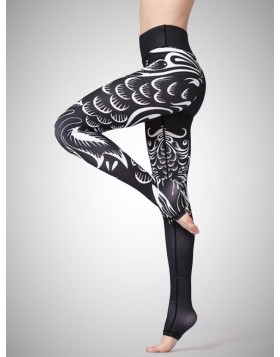 Black Totem Leggings