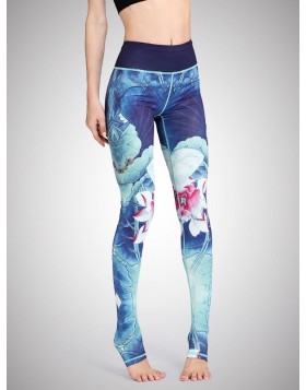 Blue Romantic Leggings