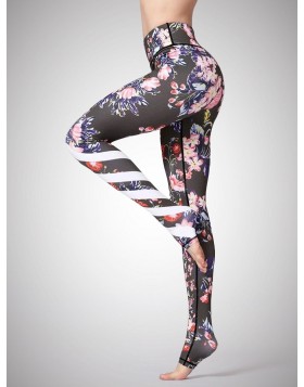 Brown Tulip Leggings
