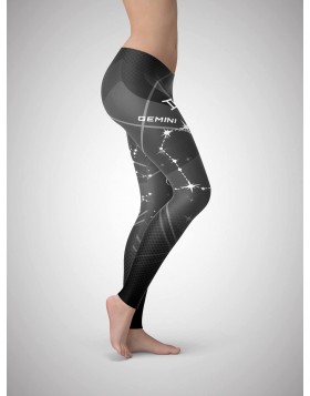Gemini Grey Sports Leggings