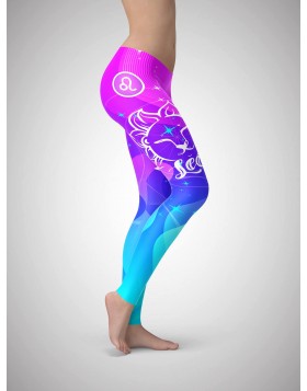 Leo Pink Sports Leggings