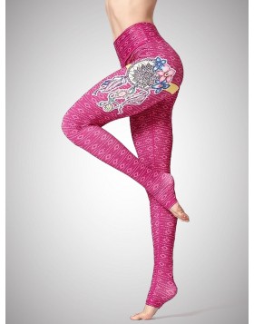Red Rhombus Leggings