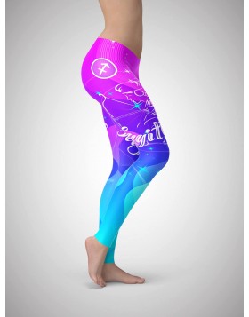 Sagittarius Pink Sports Leggings