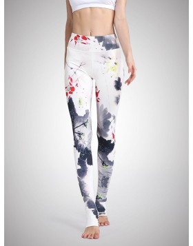 White Lotus Leggings